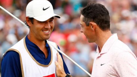 Rory McIlroy and his caddie Harry Diamond