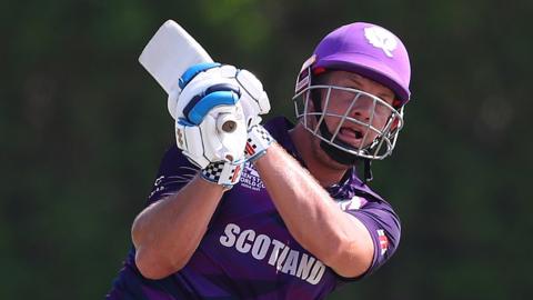 Scotland batter George Munsey hit 67 from 41 balls