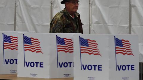 US ballot boxes