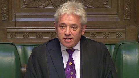 Speaker John Bercow