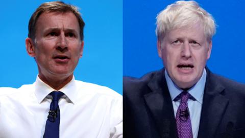 Jeremy Hunt and Boris Johnson