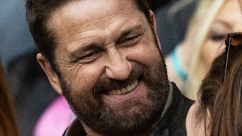 Gerard Butler at Murrayfield
