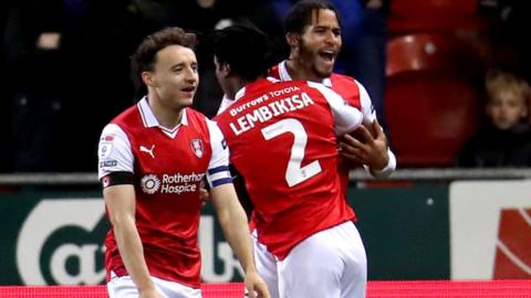 Sam Nombe scores for Rotherham