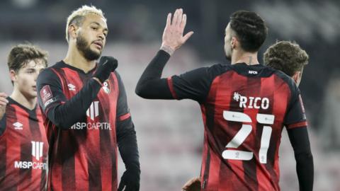 Bournemouth celebrate