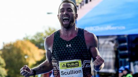 Stephen Scullion will hope to celebrate another strong Dublin Marathon performance on Sunday