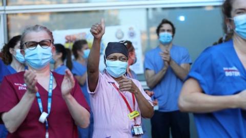 NHS workers in London