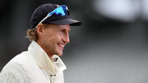 Joe Root smiles