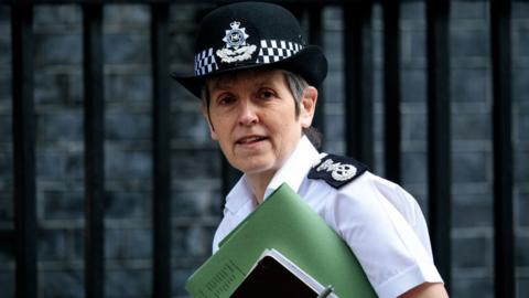 Commissioner of the Metropolitan Police Service Cressida Dick arrives at Number 10 Downing Street on April 1, 2019