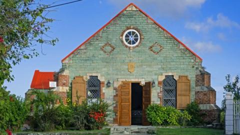 St. Barnabas Anglican Church in the town Liberta, Saint Paul Parish on the island of Antigua,
