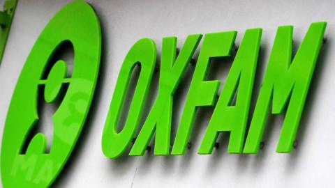 Oxfam sign