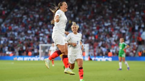 England celebrate