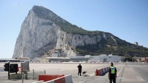 The famous rock of Gibraltar
