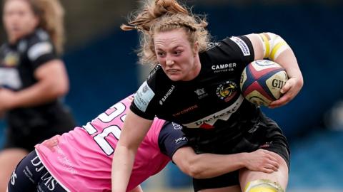 Abbie Fleming in action for Exeter Chiefs