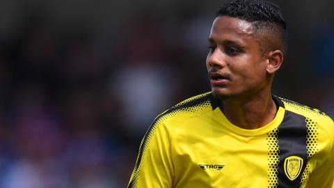 Michael Mancienne in action for Burton Albion