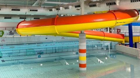 Swimming pool at at Didcot Wave Leisure Centre