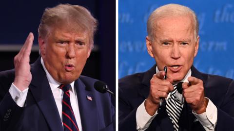 Donald Trump and Joe Biden