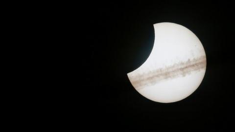 Normanton partial eclipse