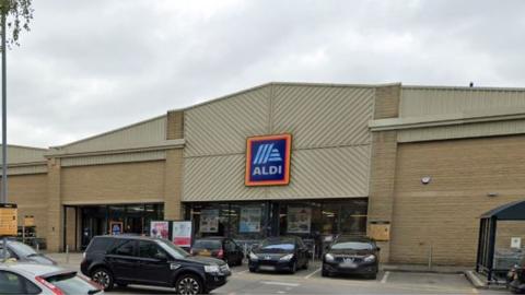 Aldi supermarket on Pellon Road in Halifax