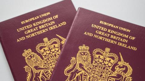 Two british passports
