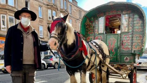 Michael and horse