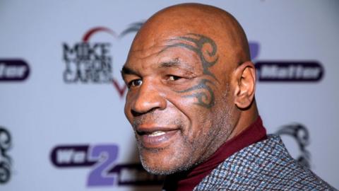 Mike Tyson attends the Mike Tyson Cares & We 2 Matter Fundraiser on December 05, 2021 in Newport Beach, California