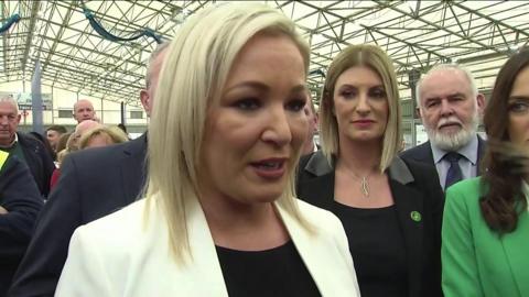 Sinn Féin deputy leader Michelle O'Neill says it could be a historic day "for many reasons"