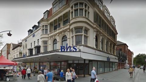 the BHS store on Chapel Street in Southport