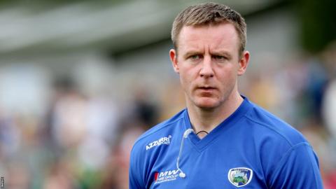 Justin McNulty during his previous stint in charge of Laois