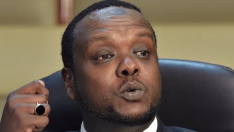 Former Kenyan sports minister Hassan Wario