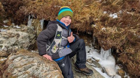 Family handout of six-year-old Cian Paton, from Salisbury, Wiltshire