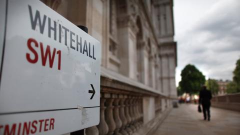 Whitehall street sign