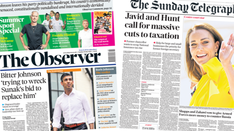 Observer and Telegraph front page