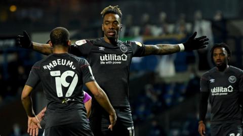 Ivan Toney celebrates