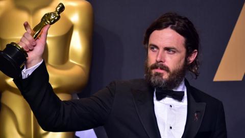 Casey Affleck at the 2017 Oscars