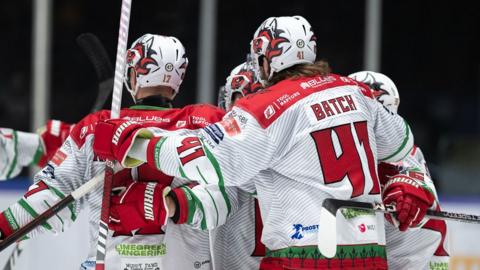 Cardiff Devils players celebrate