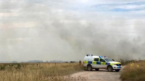 Fires on Salisbury Plain