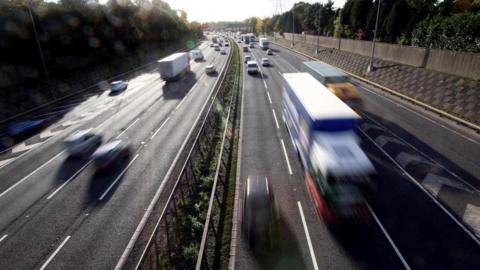 Traffic on a motorway