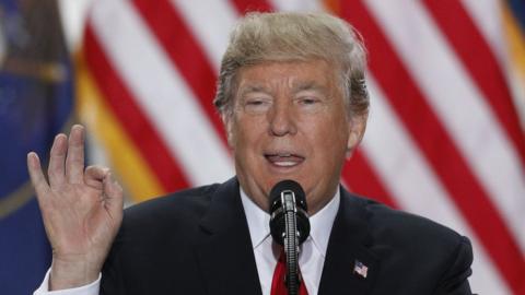 Donald Trump speaks at the Rotunda of the Utah State Capitol on December 4, 2017 in Salt Lake City, Utah