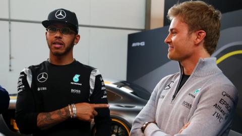Lewis Hamilton & Nico Rosberg