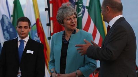 Theresa May at G20 summit