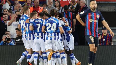 Real Sociedad celebrate