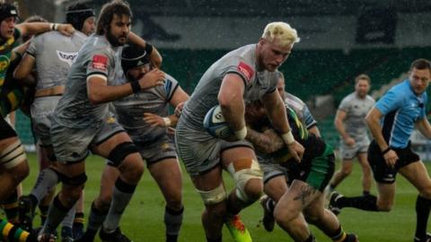 Jean-Luc du Preez helped Sale outscore Northampton on tries but ended on the losing side