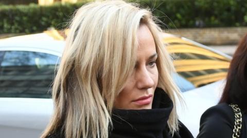 TV presenter Caroline Flack arrives at Highbury Corner Magistrates' Court