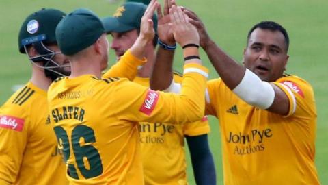 Samit Patel was again one of the stars of the show in their slaughter of the Bears at Edgbaston