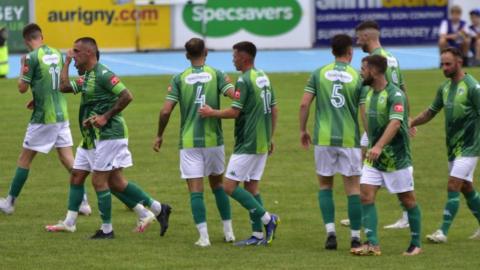 Guernsey FC in action