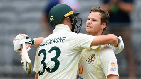 Marnus Labuschagne and Steve Smith
