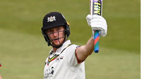 James Bracey in action for Middlesex