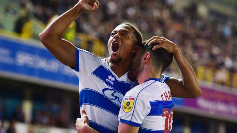 Chris Willock celebrates