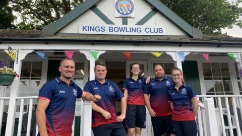 Kings Bowling Club's England bowlers