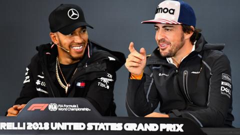 Lewis Hamilton and Fernando Alonso